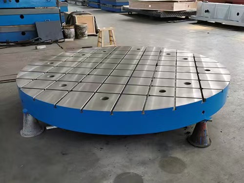 Cast iron circular platform
