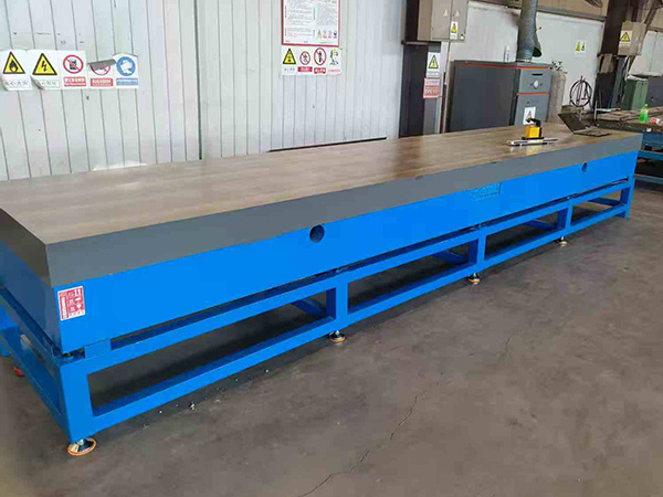 Cast iron inspection platform